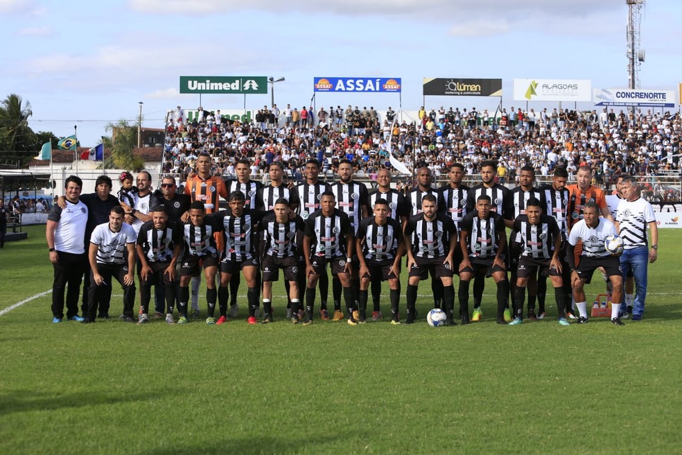 Elenco do ASA para o Campeonato Alagoano — Foto: Ailton Cruz/Gazeta de Alagoas
