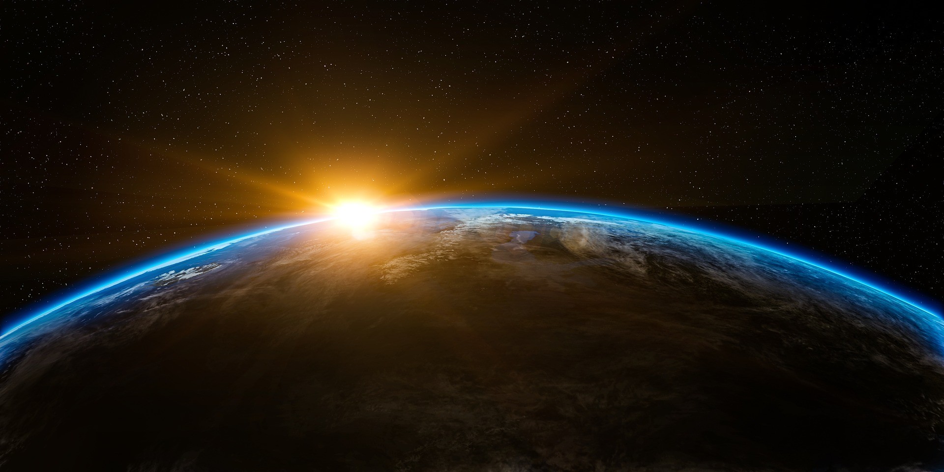 A Terra gira no sentido anti-horário  (Foto: Pixabay)