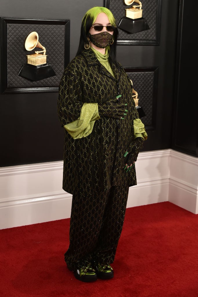 Billie Eilish no Grammy 2020 — Foto: Getty Images