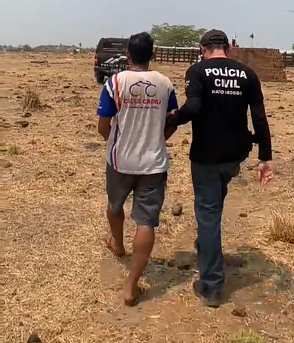 Apoiador do presidente Bolsonaro que foi preso após matar simpatizante de Lula a facadas.  — Foto: Policia Civil 