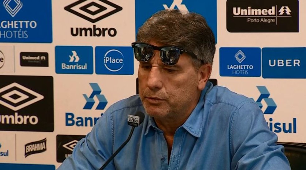 Renato Gaúcho, técnico do Grêmio — Foto: Reprodução 