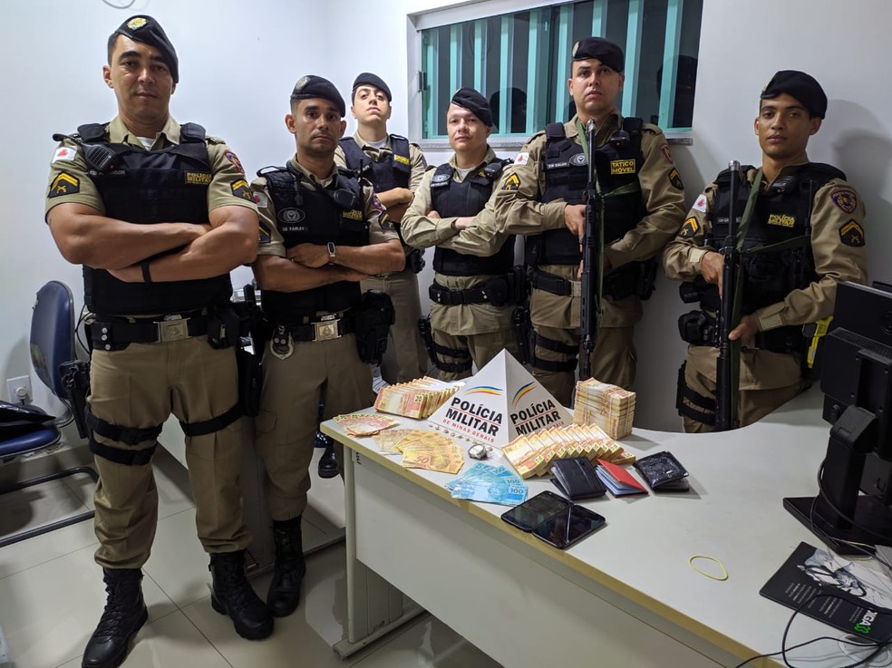Militares do Serviço de Inteligência e do Tático Móvel atuaram na ocorrência — Foto: Polícia Militar / Divulgação