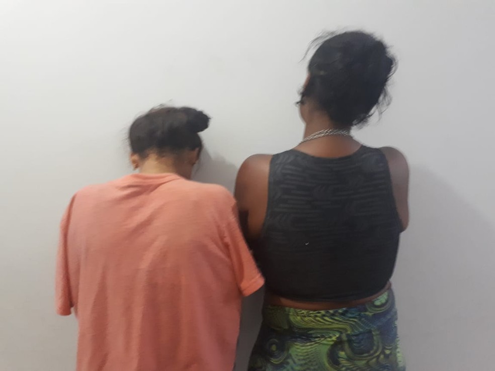 PM prende em flagrante duas mulheres por trÃ¡fico em MS â Foto: PolÃ­cia Militar/DivulgaÃ§Ã£o