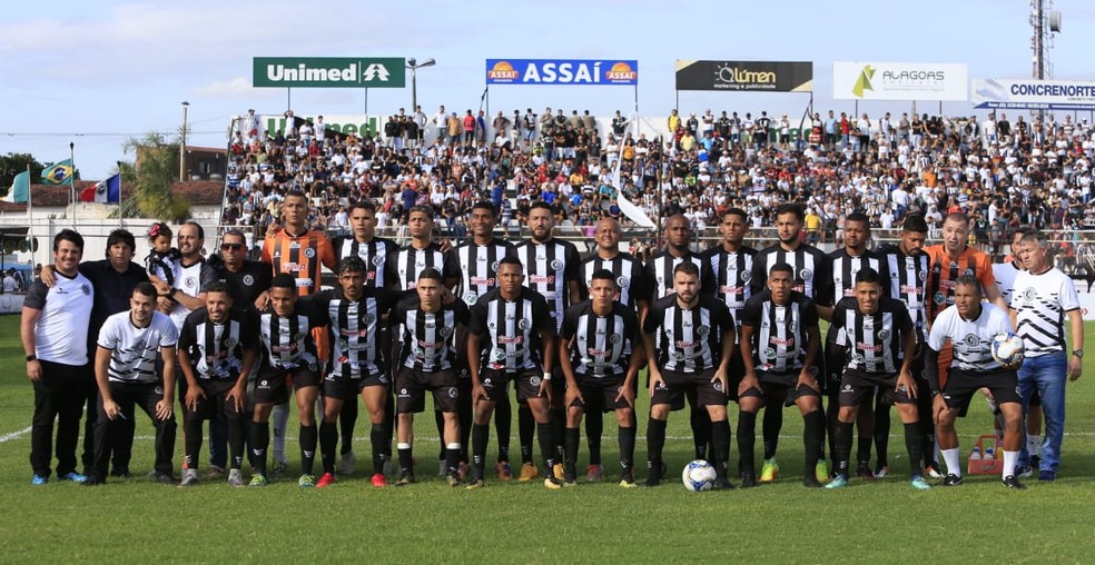Elenco do ASA para o Campeonato Alagoano — Foto: Ailton Cruz/Gazeta de Alagoas