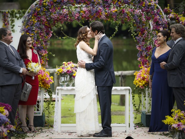O casamento deles foi maravilhoso! (Foto: Raphael Dias/Gshow)