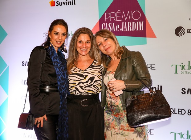 Esther Schattan, da Ornare, Fatima Ottaviani e Sandra Melo, da Editora Globo  (Foto: Alexandre DiPaula/Editora Globo)