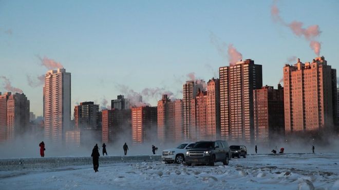 Aquecimento global não quer dizer que teremos clima quente o tempo todo, em todos os lugares (Foto: Getty Images via BBC News Brasil)