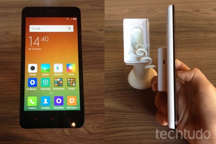 RedMi 2 é o primeiro smart da Xiaomi no Brasil (Foto: Laura Martins/TechTudo)