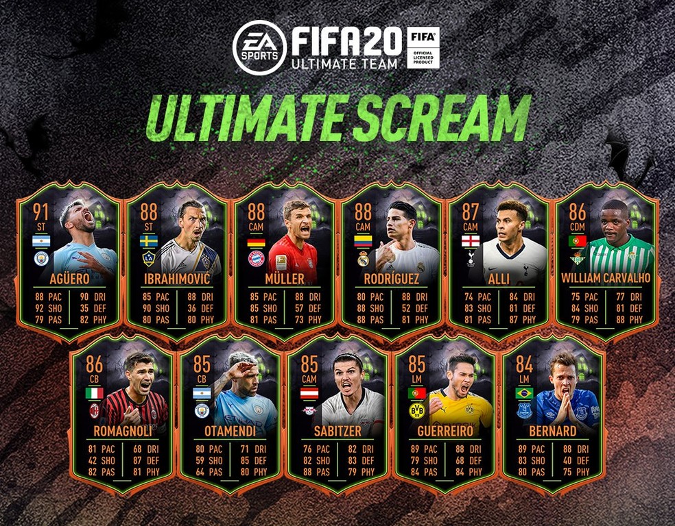 FIFA 20: Firmino ganha carta incrível no "Ultimate Scream 