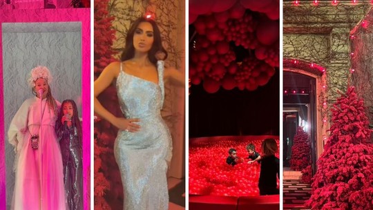 Natal luxuoso das Kardashians tem desde piscina de bolinhas gigante a looks deslumbrantes; veja fotos e detalhes