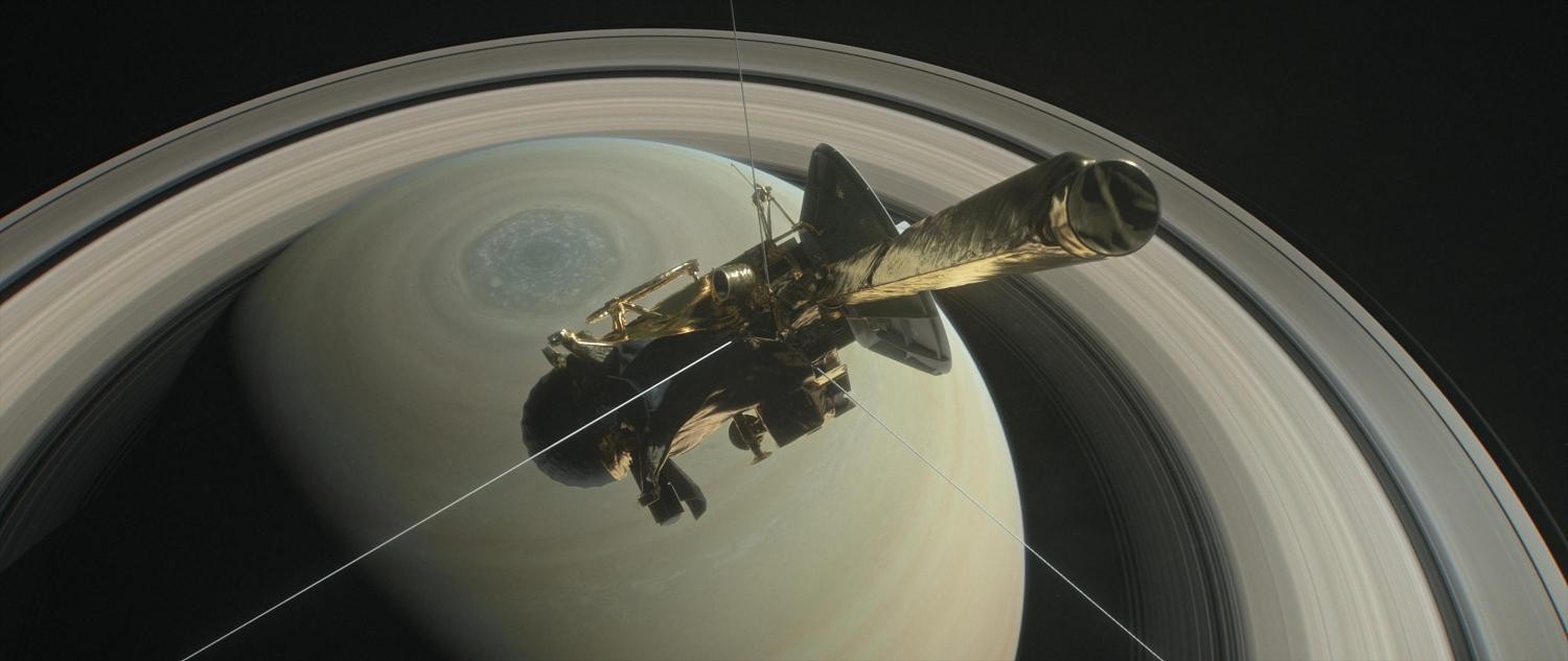 Sonda Cassini no Hemisfério Norte de Saturno (Foto: NASA/JPL-Caltech)