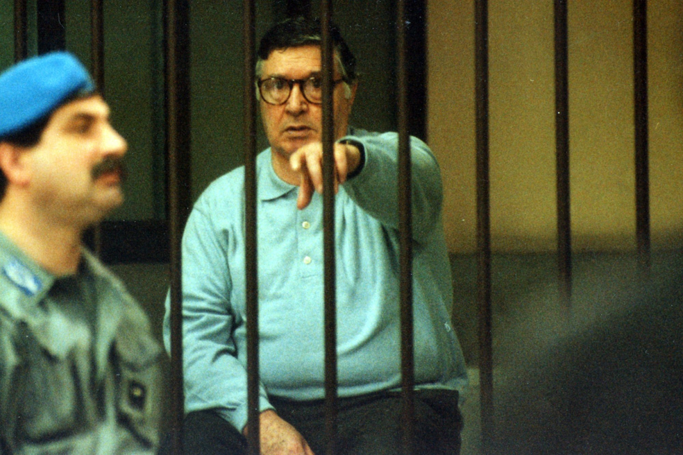 Toto Riina, ex-chefe da máfia siciliana e suspeito de matar mais de 150 pessoas. (Foto: Reprodução/Twitter/@AdnKronos)