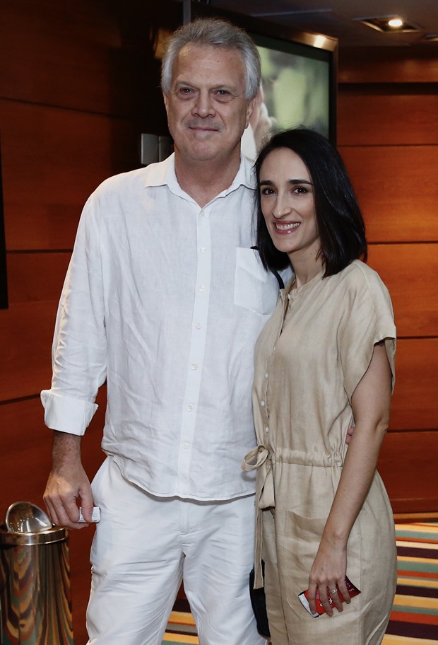 Pedro Bial e Maria Prata (Foto: Roberto Filho/Brazil News)