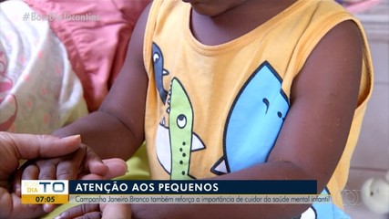 Campanha Janeiro Branco reforça a importância de cuidar da saúde mental infantil