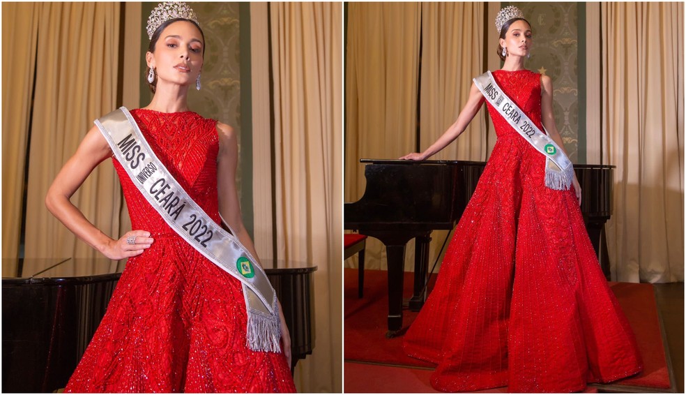 Miss Ceará Luana Lobo, de 27 anos, esteve entre as cinco finalistas do Miss Universo Brasil 2022 — Foto: João Pedro Souza/Divulgação
