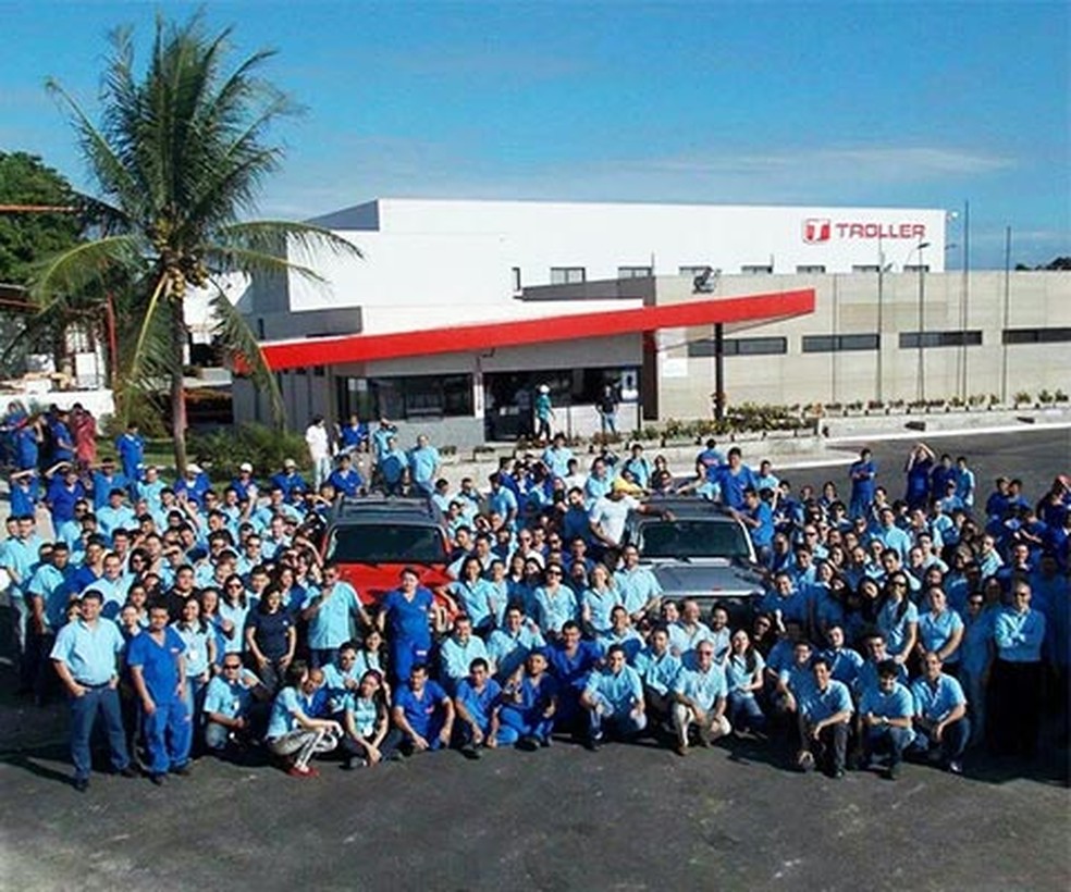 Fábrica da Troller/Ford em Horizonte mantém 470 empregados e colaboradores — Foto: Divulgação