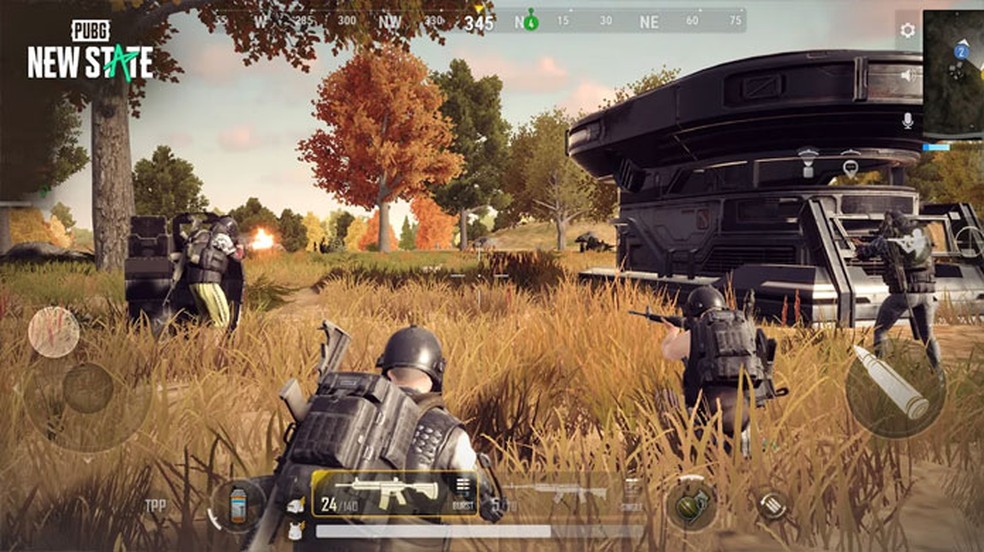PUBG: New State leva jogadores para o futuro da série PlayerUnknown's Battlegrounds com novidades — Foto: Reprodução/Google Play