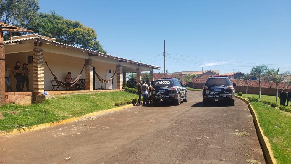 Operação Estol - Líder de organização foi preso em Ponta Porã, no Mato Grosso do Sul — Foto: Polícia Civil/Divulgação