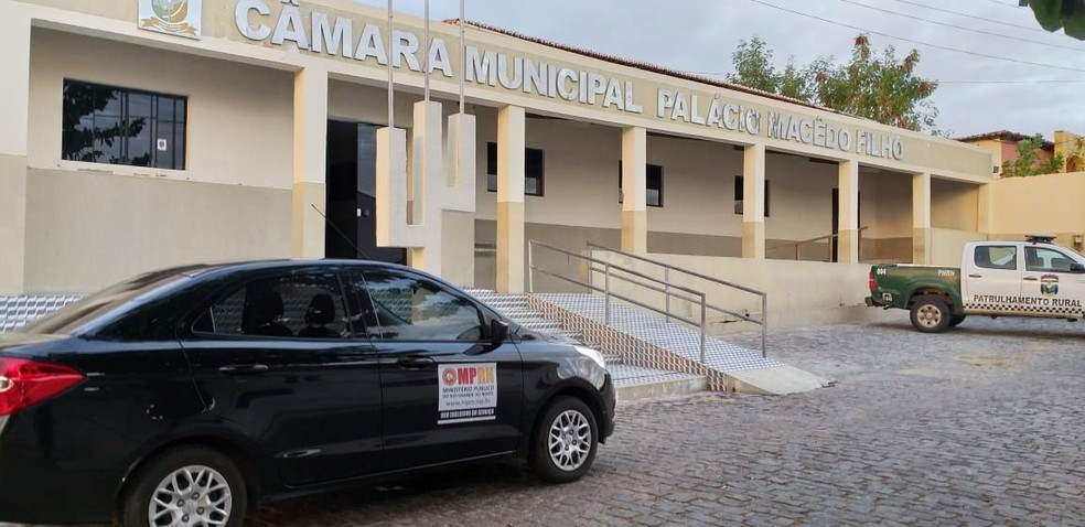 CÃ¢mara Municipal de Santana do Matos â€” Foto: MPRN