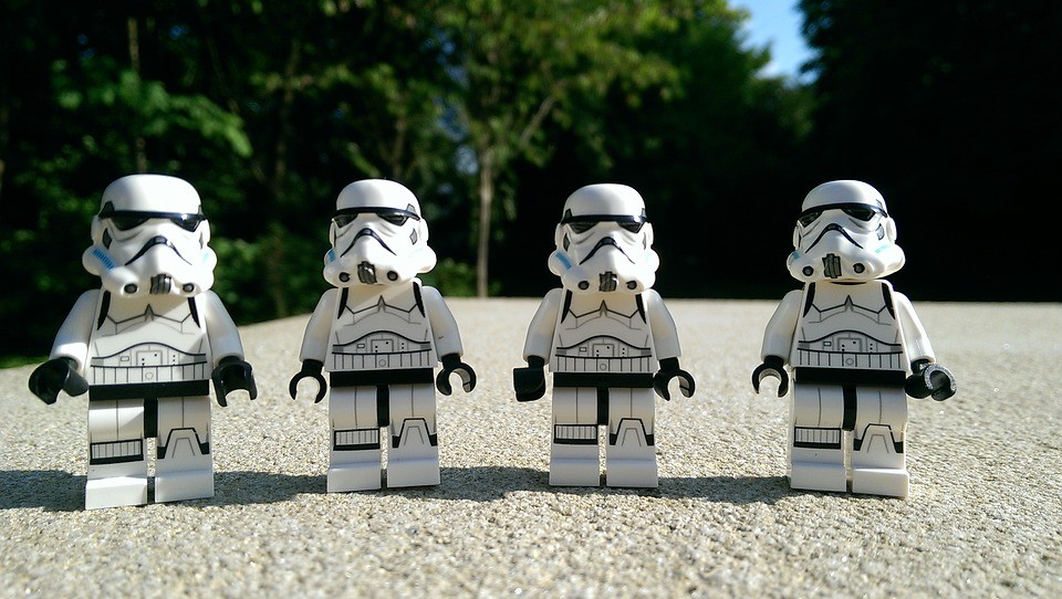 Bonecos de LEGO dos soldados stromtroopers (Foto: Max Pixel/Creative Commons)