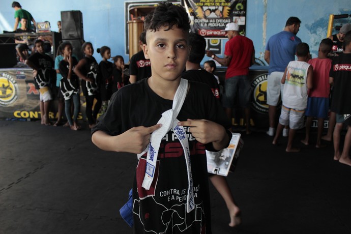 Artur Faixa Preta de Jesus UFC Dia das Crianças (Foto: Adriano Albuquerque) Artur Faixa Preta de Jesus UFC Dia das Crianças (Foto: Adriano Albuquerque)