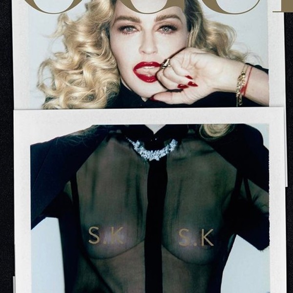 Madonna para Vogue Itália (Foto: Reprodução)