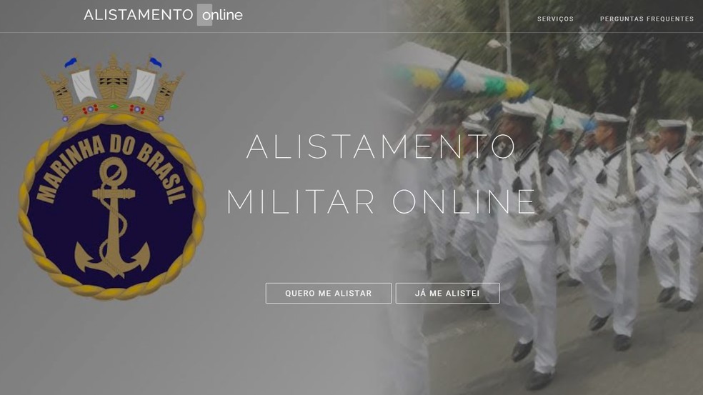 Alistamento militar online: 4 perguntas e respostas sobre como funciona — Foto: Reprodução/Alistamento Militar