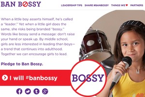 campanha Ban Bossy; (Foto: Reprodução / banbossy.com)