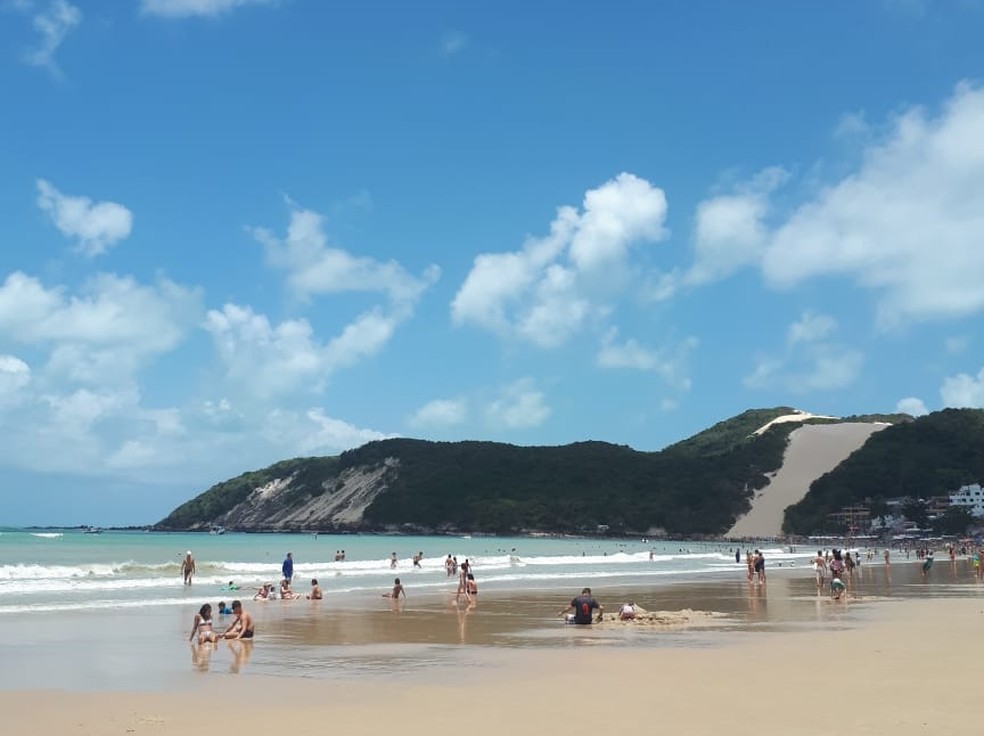 Litoral terÃ¡ perÃ­odos de chuva e sol neste fim de semana â Foto: Fernanda Zauli/G1