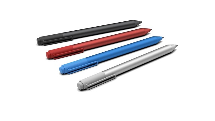 Novas canetas para interação com o Surface Studio (Foto: Divulgação/Microsoft) 