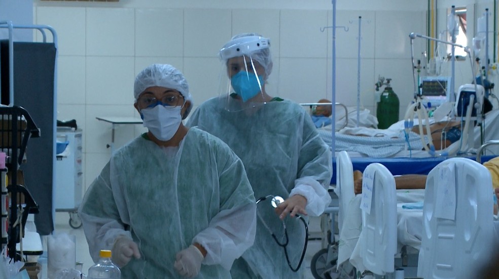 UPAs de Teresina estão lotados com pacientes de Covid — Foto: Reprodução/TV Clube