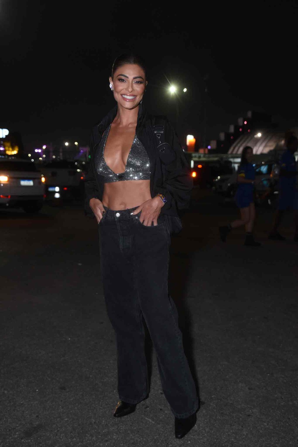 Juliana Paes no sexto dia de Rock in Rio 2022 — Foto: Leo Franco/Agnews