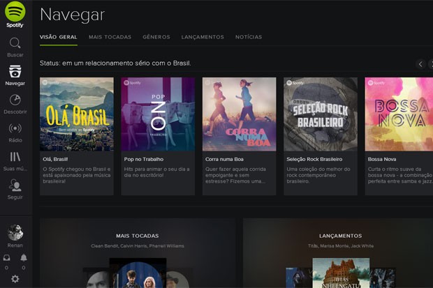 Spotify no Brasil agora aberto para todos (Foto: reprodução)