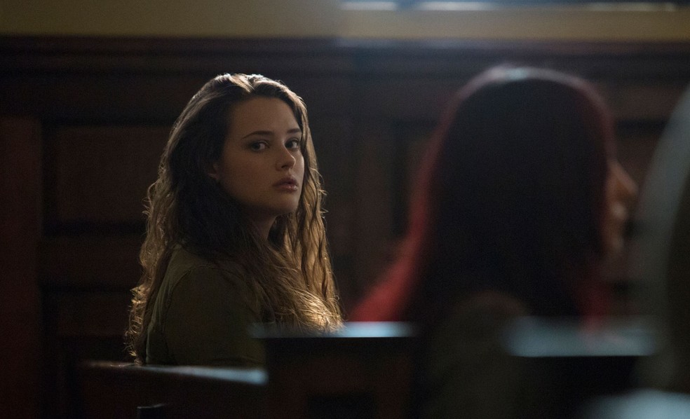 Katherine Langford interpreta a adolescente Hannah Baker em '13 reasons why' — Foto: Divulgação/Netflix