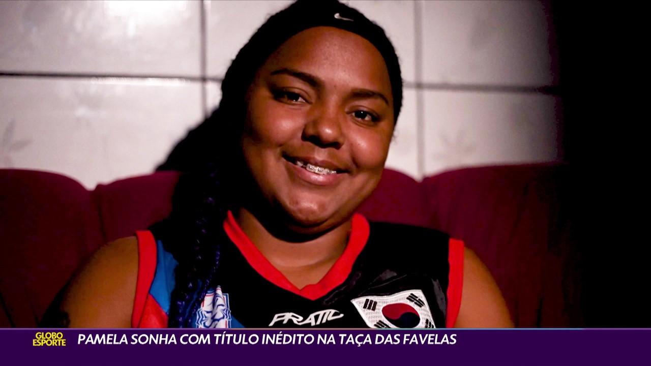Pamela sonha com t&iacute;tulo in&eacute;dito na Ta&ccedil;a das Favelas