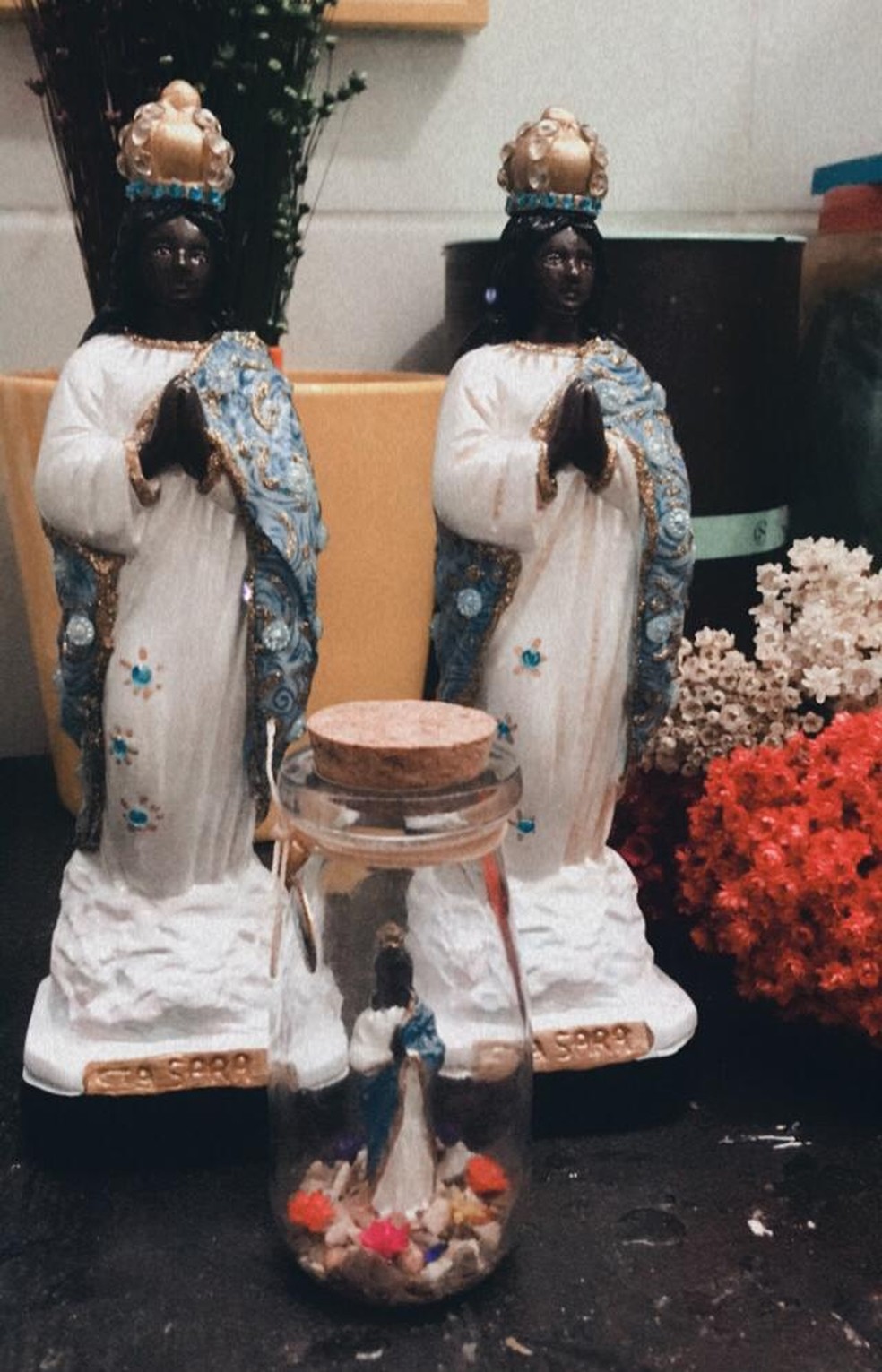 Projeto de conscientização ambiental foi bem recebido por religiosos — Foto: Arquivo Pessoal