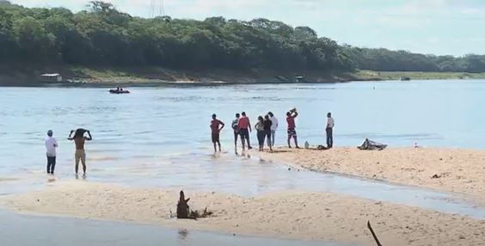 Família desapareceu no Rio Grande em Iturama — Foto: Reprodução/TV Integração