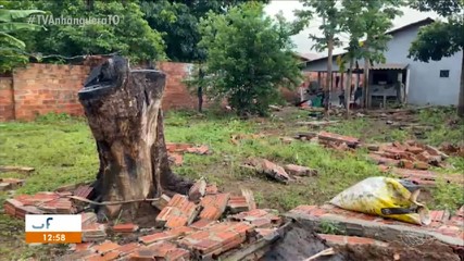Chuva causa estragos e alagamentos em Formoso do Araguaia