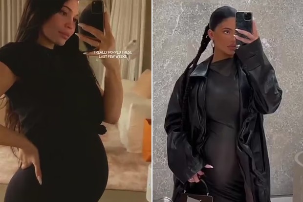 Kylie Jenner durante sua segunda gravidez (Foto: Reprodução/Instagram)