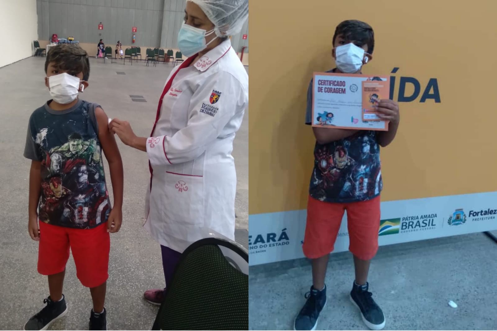 Vídeo: menino de 10 anos dança funk antes de tomar vacina contra Covid em Fortaleza; 'perdi o medo', diz