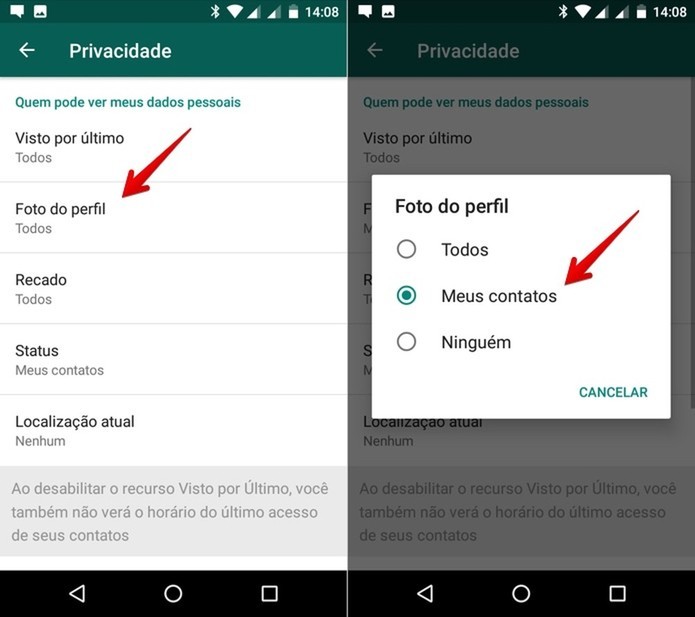 Whatsapp Como Ocultar Sua Foto De Perfil Para Contatos Desconhecidos Dicas E Tutoriais Techtudo Lindo é poder olhar todos os dias para o céu e descobrir que em meio a tantos problemas, existe um. whatsapp como ocultar sua foto de