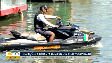 Marinha abre vagas para serviço militar voluntário em áreas industriais, saúde e apoio