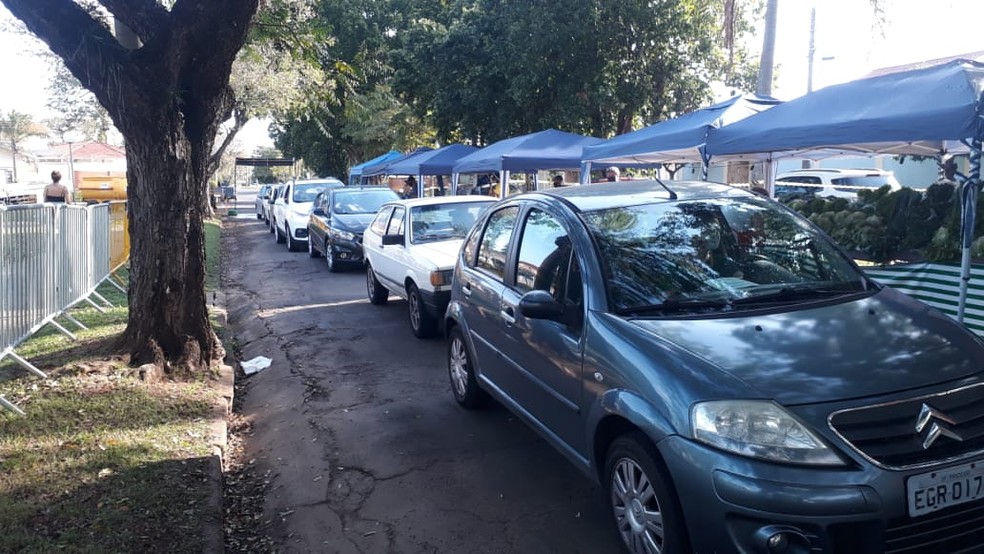 Varej&atilde;o Drive Thru do bairro Nova Piracicaba, em Piracicaba &mdash; Foto: Divulga&ccedil;&atilde;o/Prefeitura