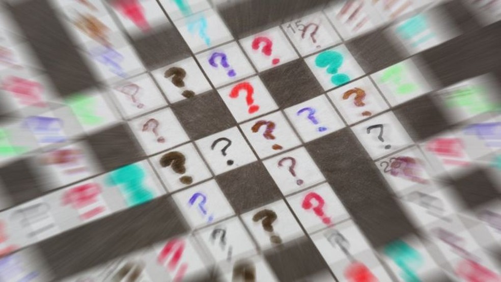 As palavras cruzadas podem enganar o mais inteligente dos humanos, mas como será que uma máquina se sairia? — Foto: GETTY IMAGES via BBC