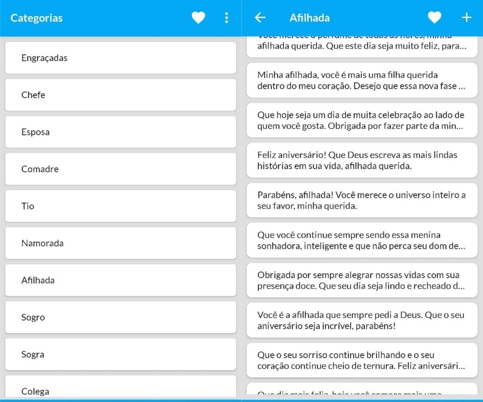Dia Do Afilhado 5 Apps De Mensagens E Frases Para Enviar No Whatsapp Redes Sociais Techtudo Ser madrinha é amar como mãe, é cuidar como mãe, é meu afilhado, que deus ilumine seus passos. dia do afilhado 5 apps de mensagens e