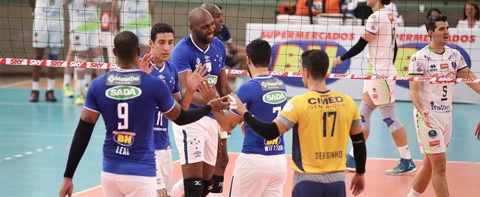 Sem aperto, Cruzeiro bate Bento Vôlei no último jogo antes do Sul-Americano