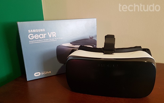 GearVR é o óculos de realidade virtual da Samsung (Foto: Filipe Garrett/TechTudo)