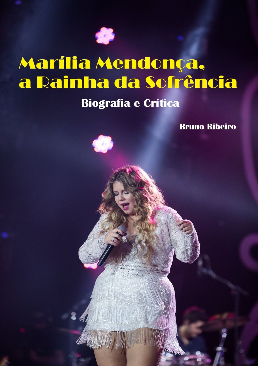 Capa da biografia de Marília Mendonça — Foto: Reprodução