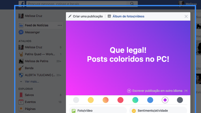 Post Colorido Do Facebook Chega Ao Pc Saiba Como Criar No Seu Perfil Dicas E Tutoriais Techtudo 40 desenhos de emoji, emoticons ou smileys para colorir, pintar. post colorido do facebook chega ao pc