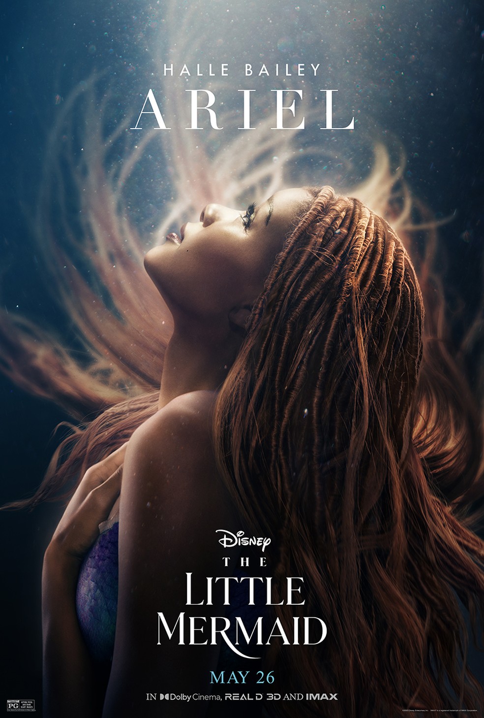 Cartazes oficiais do live action de 'A Pequena Sereia' &mdash; Foto: Divulga&ccedil;&atilde;o/Disney